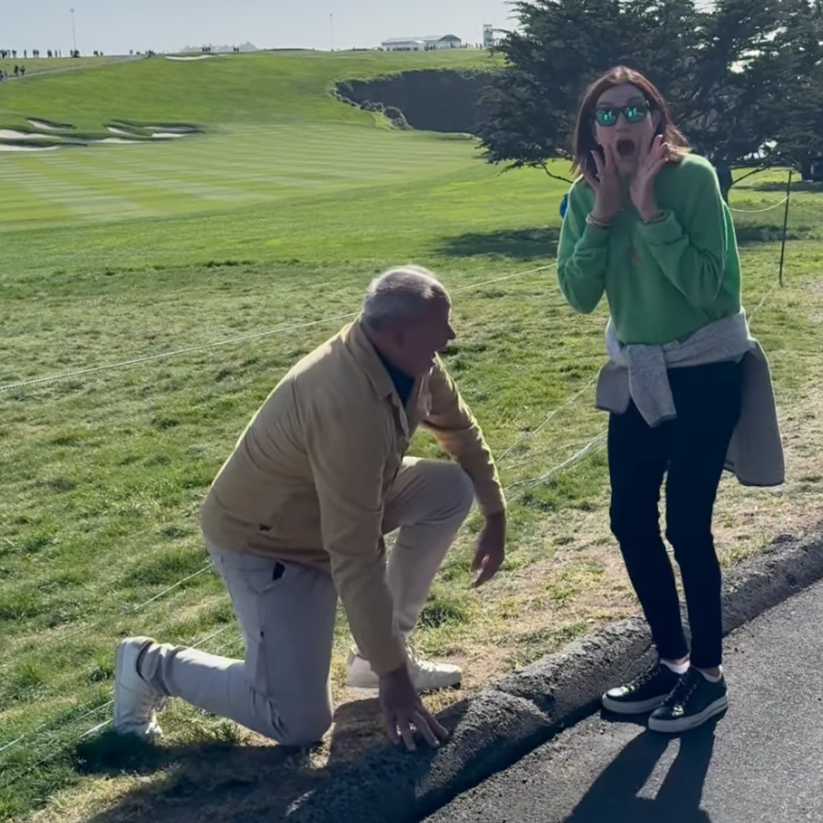 Keith Gordon Gets Down on One Knee for Kathy Swarts — Watch the Moment