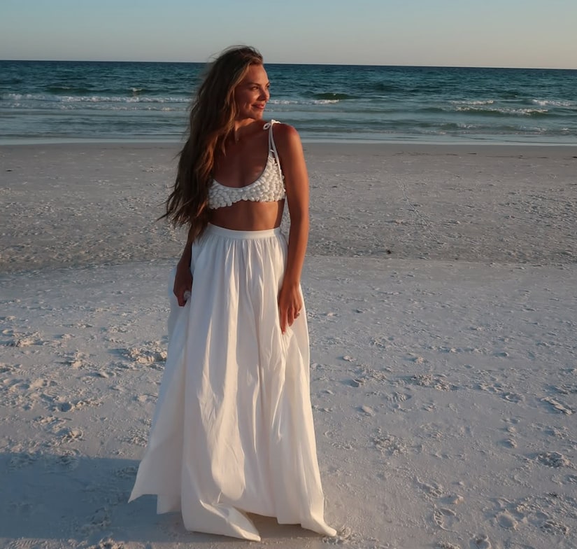 hannah bachelorette white dress Hannah Brown Accidentally Sent Adam Woolard a Wedding Dress Photo (Exclusive)