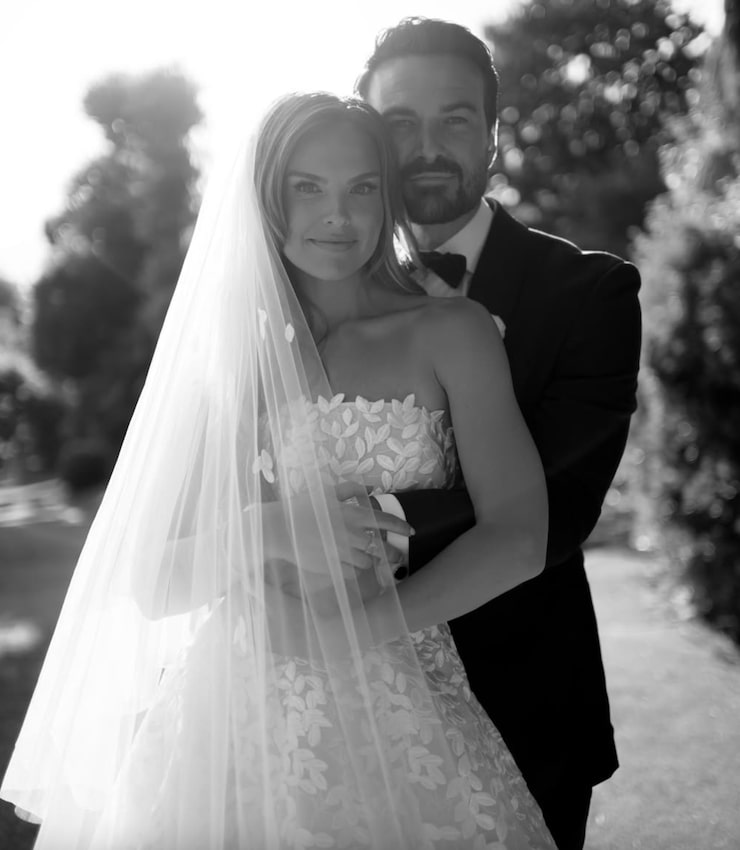 hannah brown wedding dress designer Bachelorette Star Hannah Brown and Adam Woolard's 'Chic' Wedding Welcome Party (Exclusive)