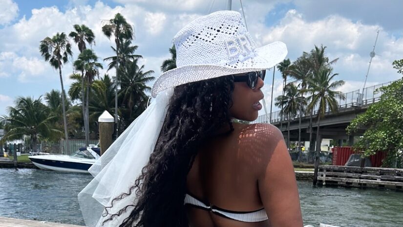 sachin and babi light blue dress Sarah Hyland & Wells Adams Wed... and Sofía Vergara Shares Pics! main image 0